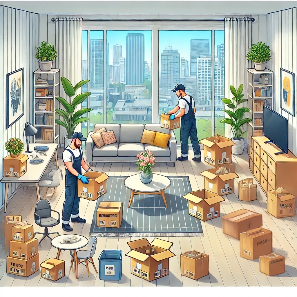 Illustration d’un débarras d’appartement en Gironde (33)