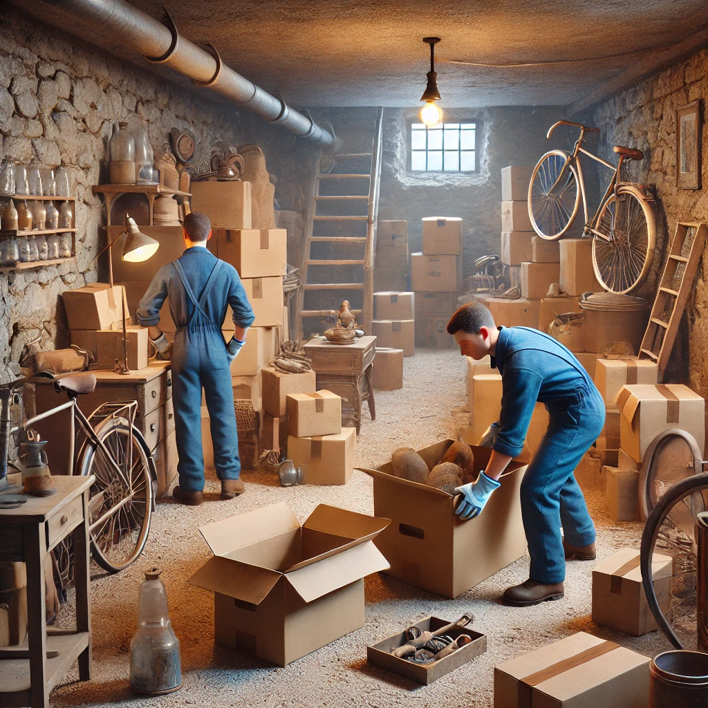 Illustration d’un débarras de cave, grenier et garage en Gironde (33)